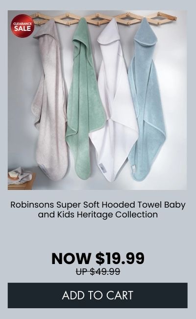 Robinsons Super Soft Hooded Towel Baby and Kids Heritage Collection