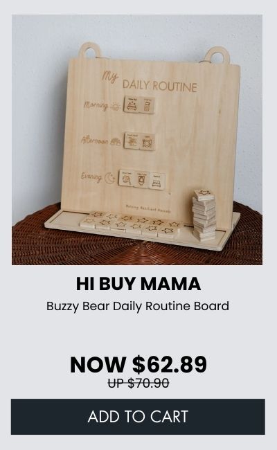 Hi Buy Mama - Buzzy Bear Daily Routine Board