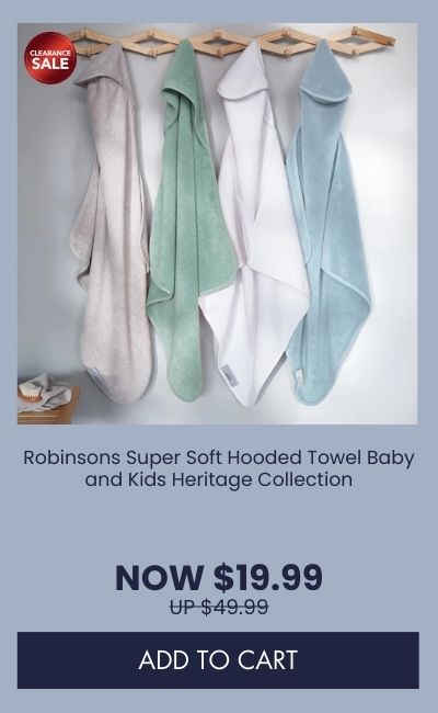 Robinsons Super Soft Hooded Towel Baby and Kids Heritage Collection