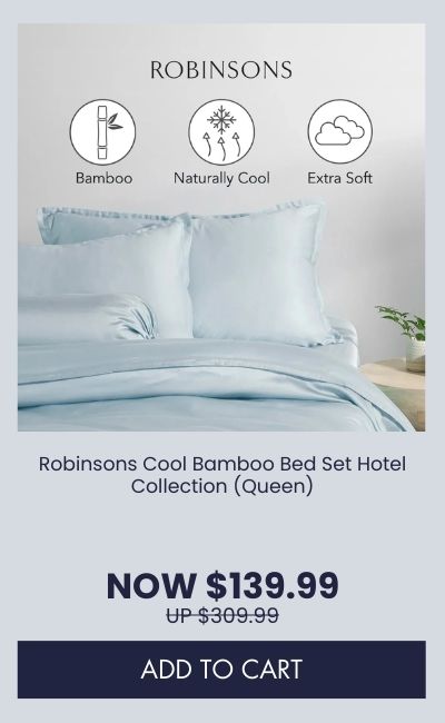 Robinsons Cool Bamboo Bed Set Hotel Collection