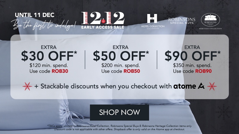 Robinsons 12.12 Early Access Sale