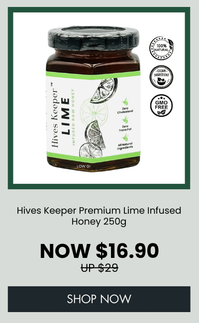 Hives Keeper Premium Lime Infused Honey 250g