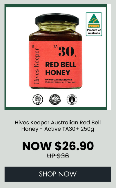 Hives Keeper Australian Red Bell Honey - Active TA30+ 250g