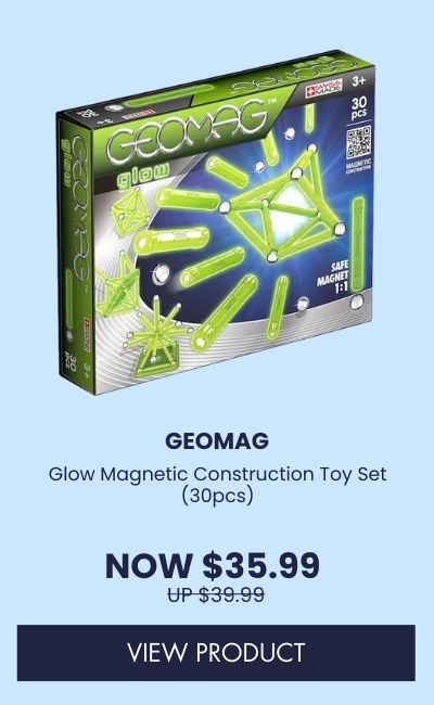 Geomag Glow Magnetic Construction Toy Set (30pcs)