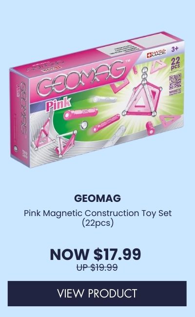 Geomag Pink Magnetic Construction Toy Set (22pcs)