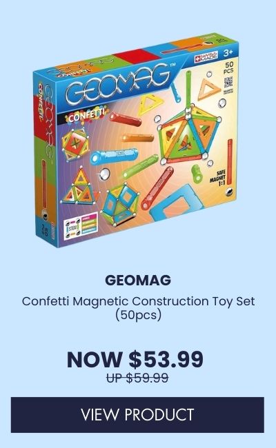 Geomag Confetti Magnetic Construction Toy Set (50pcs)