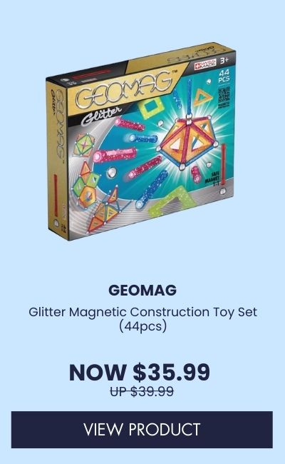 Geomag Glitter Magnetic Construction Toy Set (44pcs)