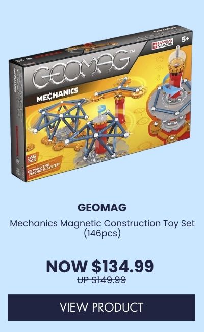 Geomag Mechanics Magnetic Construction Toy Set (146pcs)