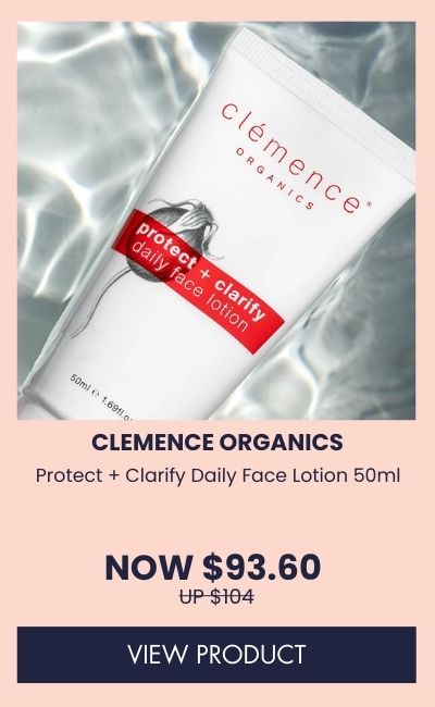 Clemence Organics Protect + Clarify Daily Face Lotion 50ml