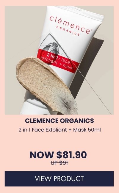 Clemence Organics 2 in 1 Face Exfoliant + Mask 50ml