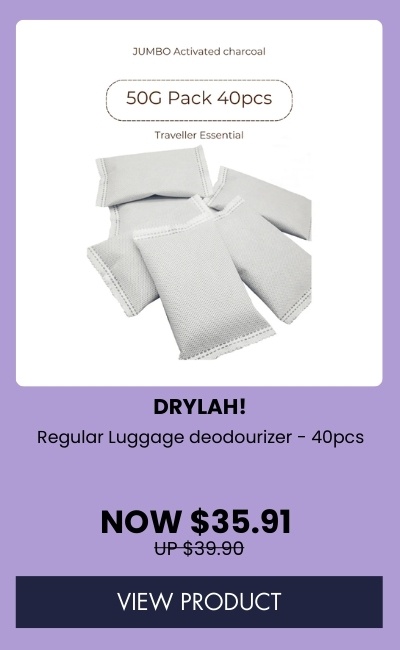 AGIONTEX DryLah! Regular Luggage deodourizer - 40pcs