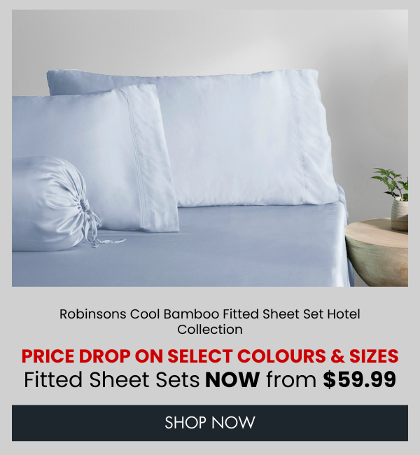 Robinsons Cool Bamboo Fitted Sheet Set Hotel Collection