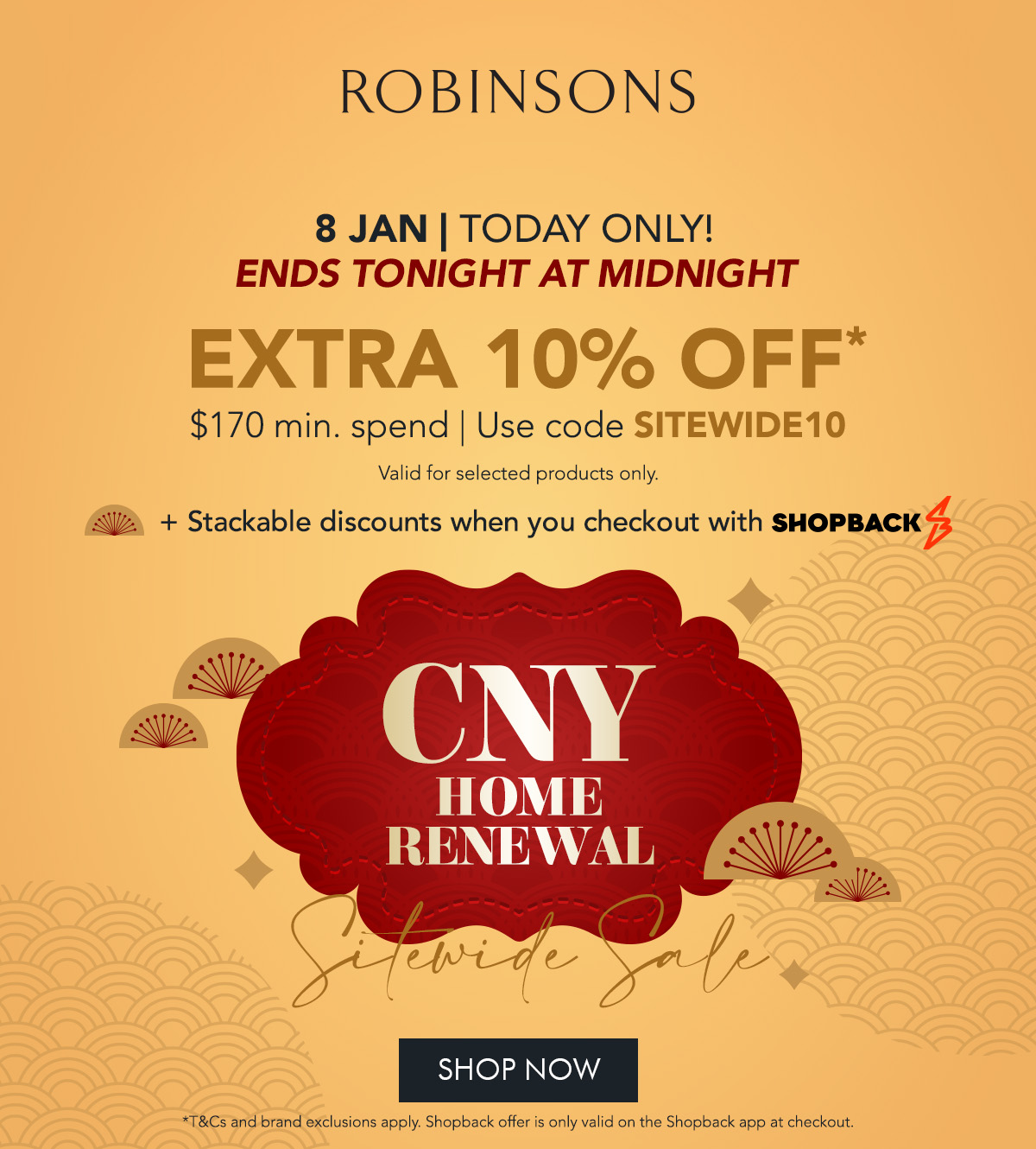 CNY Home Renewal Sitewide Sale