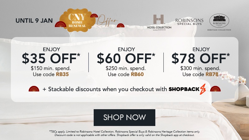 Up to $78 Off on Robinsons Exclusive Collections