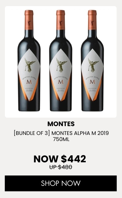 [BUNDLE OF 3] MONTES ALPHA M 2019 750ML