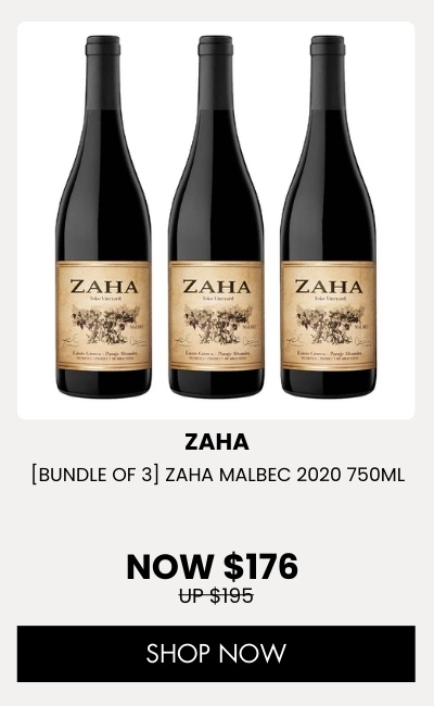 [BUNDLE OF 3] ZAHA MALBEC 2020 750ML