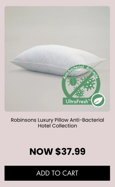 Robinsons Luxury Pillow Anti-Bacterial Hotel Collection