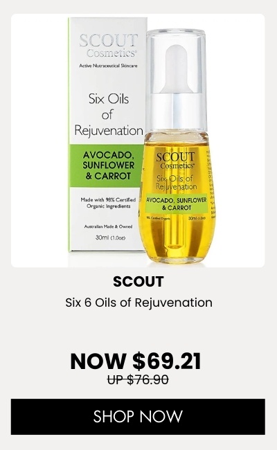 SCOUT Organic Active Beauty Six 6 Oils of Rejuvenation