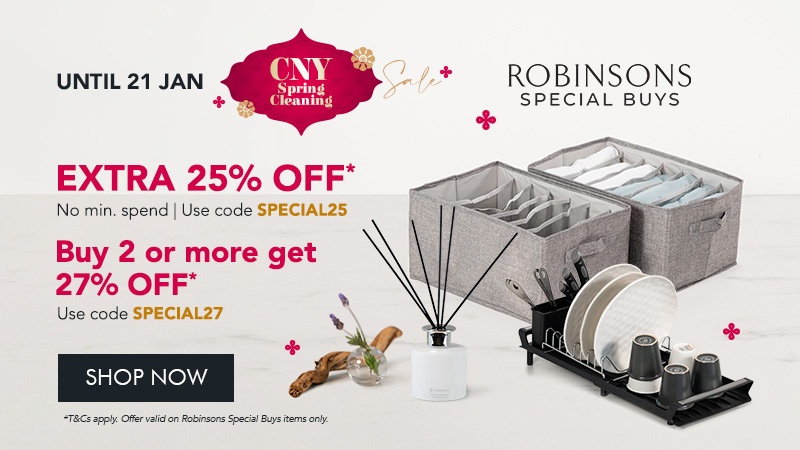 CNY Spring Cleaning Sale: ROBINSONS SPECIAL BUYS