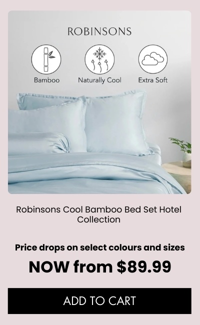 Robinsons Cool Bamboo Bed Set Hotel Collection