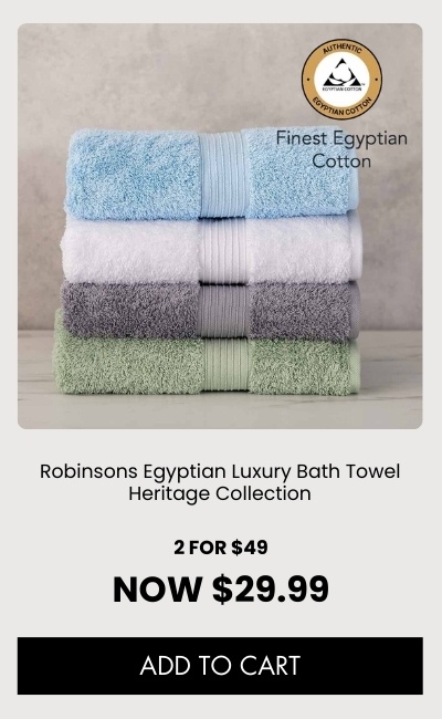 Robinsons Egyptian Luxury Bath Towel Heritage Collection