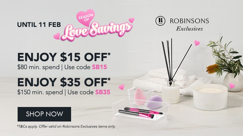 Get Up to $35 Off on Robinsons Exclusives