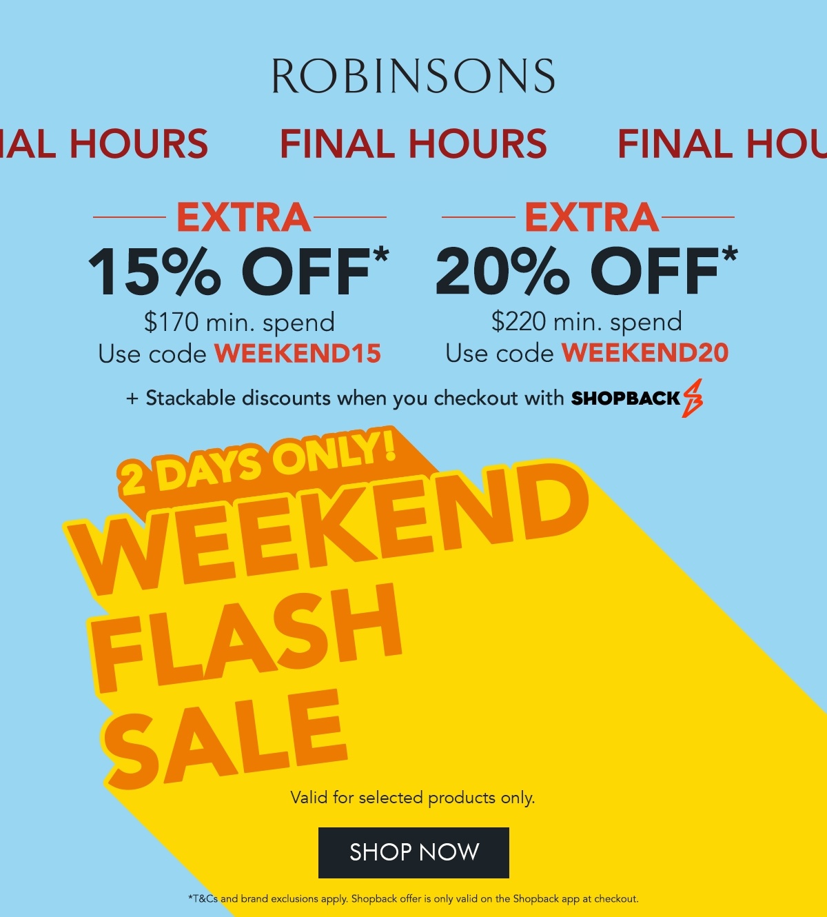 Weekend Flash Sale: Use WEEKEND20 to get 20% Off