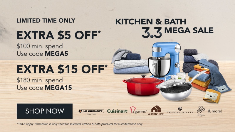 Kitchen & Bath 3.3 Mega Sale