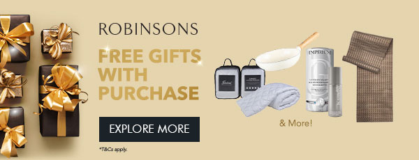 Free gifts with purchase 