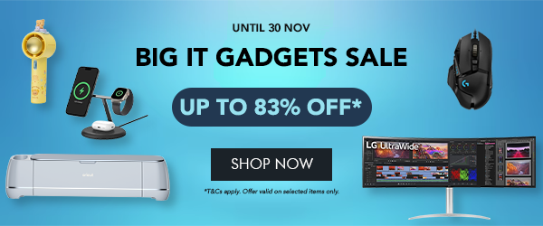Big IT Gadgets Sale Up to 83% OFF until Nov 30 