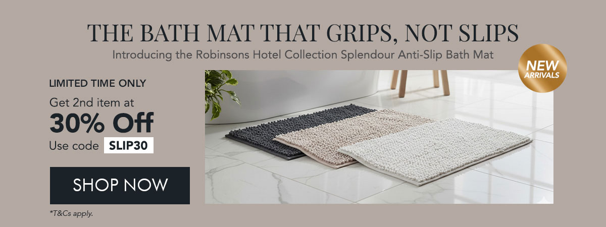 Anti- Slip Bath Mat Launch Get 2nd item at 30% Off. Use code SLIP30