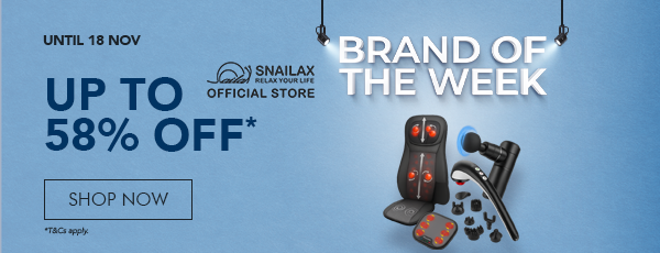 Up to 58% off Snailax until nov 18 