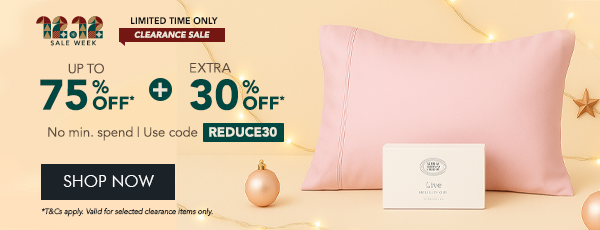 12.12 Week: Clearance Sale Up to 75% OFF + Extra 30% OFF* with code REDUCE30