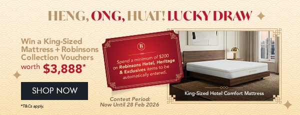 Lucky Draw, win up to $3,888 worth of prizes 