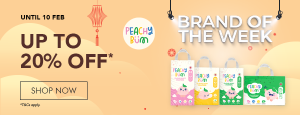Peachy bum up to 20% off until feb 10 