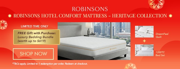 Robinsons Hotel Comfort Mattress GWP 