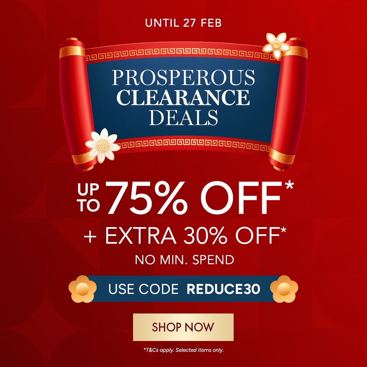 Clearance up to 75% off 