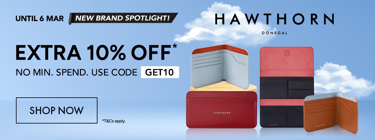 Extra 10% off brand spotlight Hawthorn Donegal 
