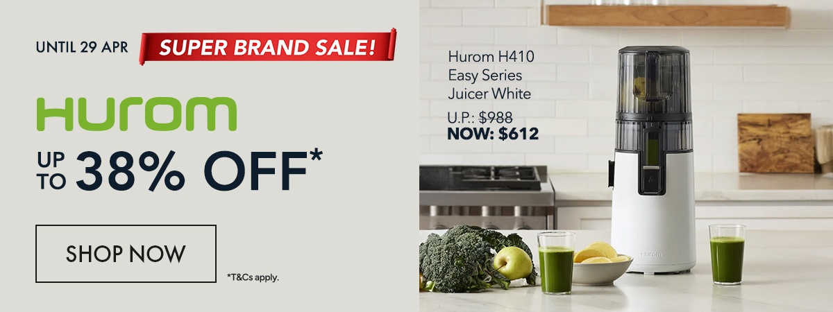 Hurom Super brand sale up to 38% off 
