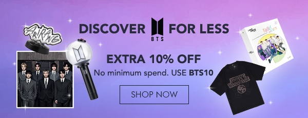 BTS extra 10% off 