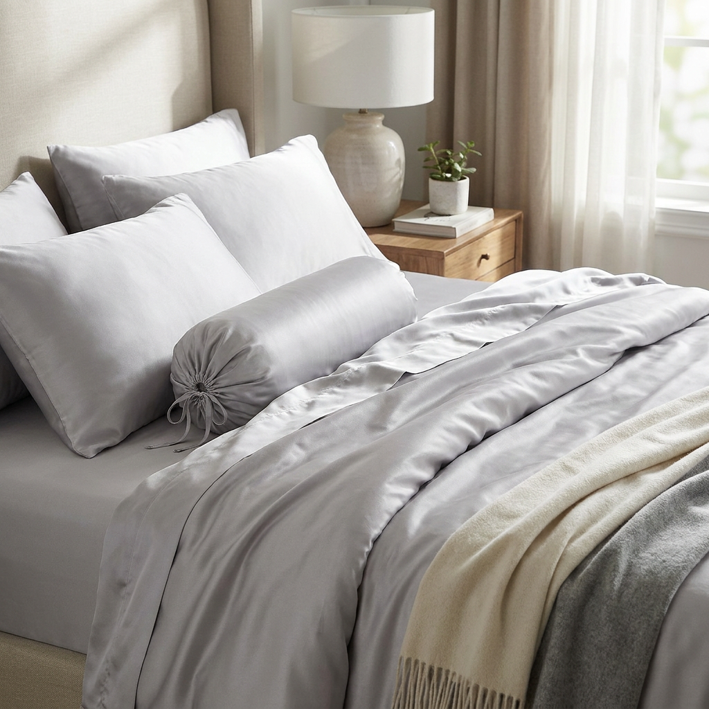 Cool Bamboo Fitted Sheet Set