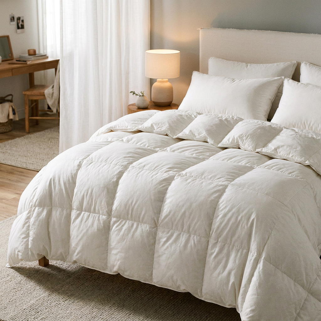 cloudlight goose feather quilt