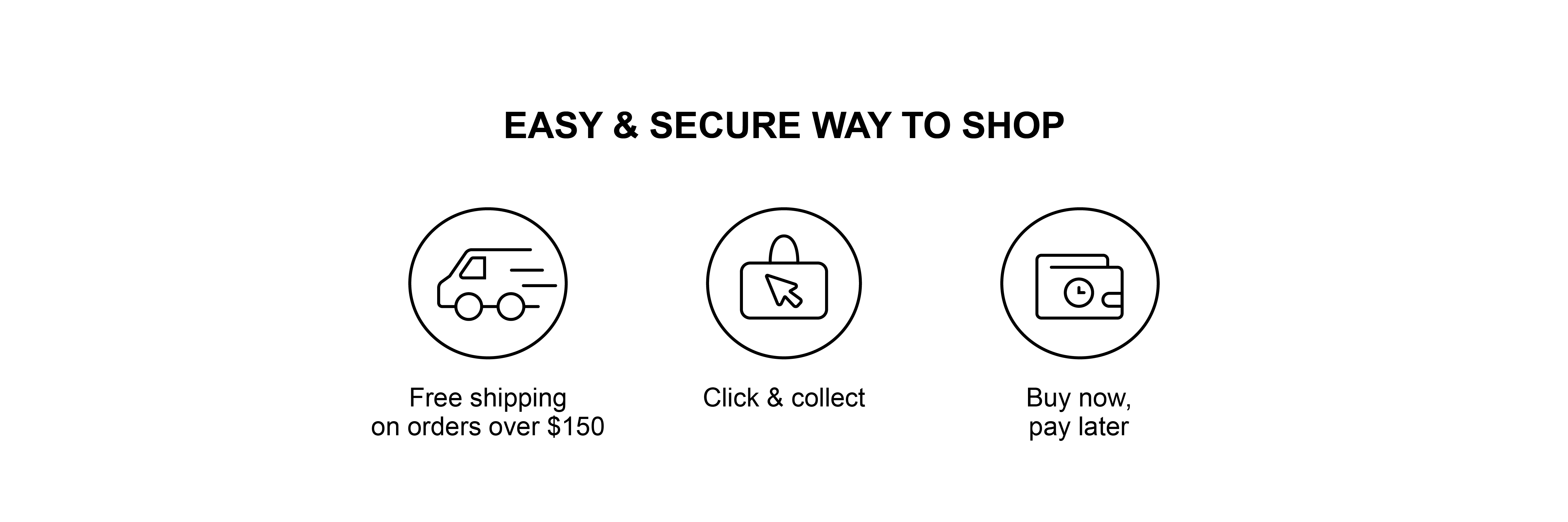 EASY AND SECURE WAY TO SHOP