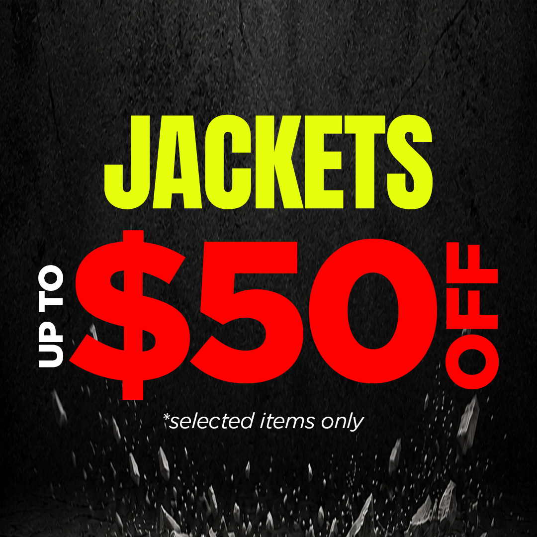 UP TO $50 OFF SELECTED JACKETS