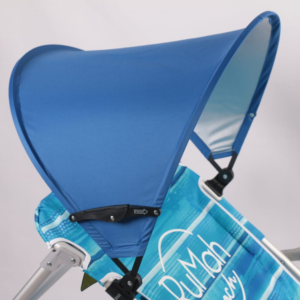 Image of Sombrilla personal para silla playa azul