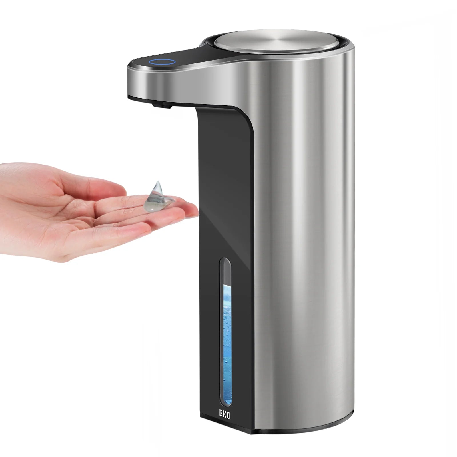 Image of Dispensador Automático de Jabón Aroma Smart Plateado USB
