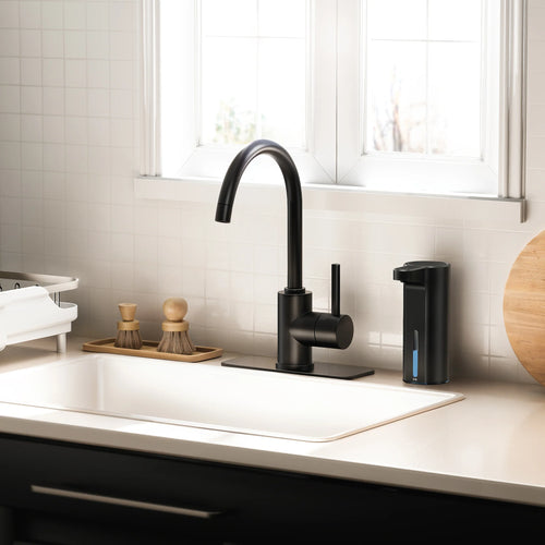 Dispensador automático de jabón Aroma Smart negro con sensor