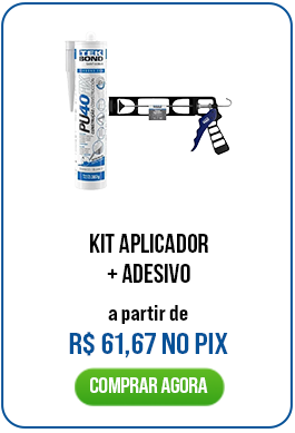 Kit aplicador de alta performance + adesivo Pu40fix branco 387g - Tekbond