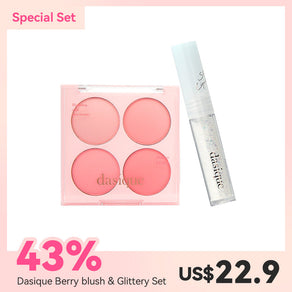 Dasique Berry blush & Glittery Set