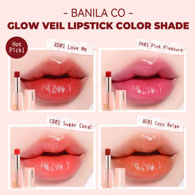 Banila Co Glow Veil Lipstick #RD01 Love Me 4.3g